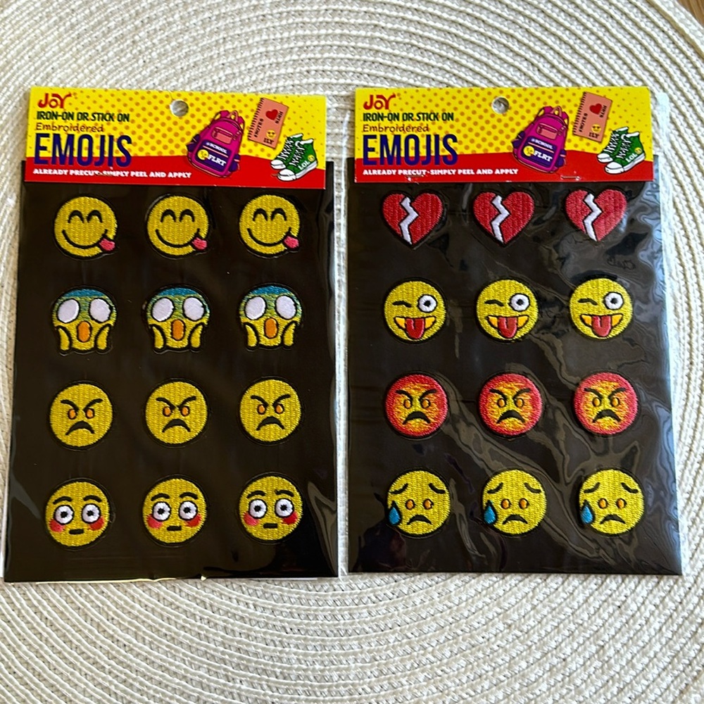 Iron On/Stick On Emojis